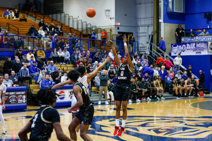 Link Academy Missouri Burlington School North Carolina boys basketball January 20 2024 Nate Latsch 25645